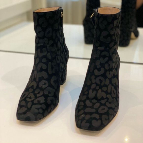 Stuart Weitzman Nirvana AnimalPrint Zip Ankle Booties - Picture 5 of 7